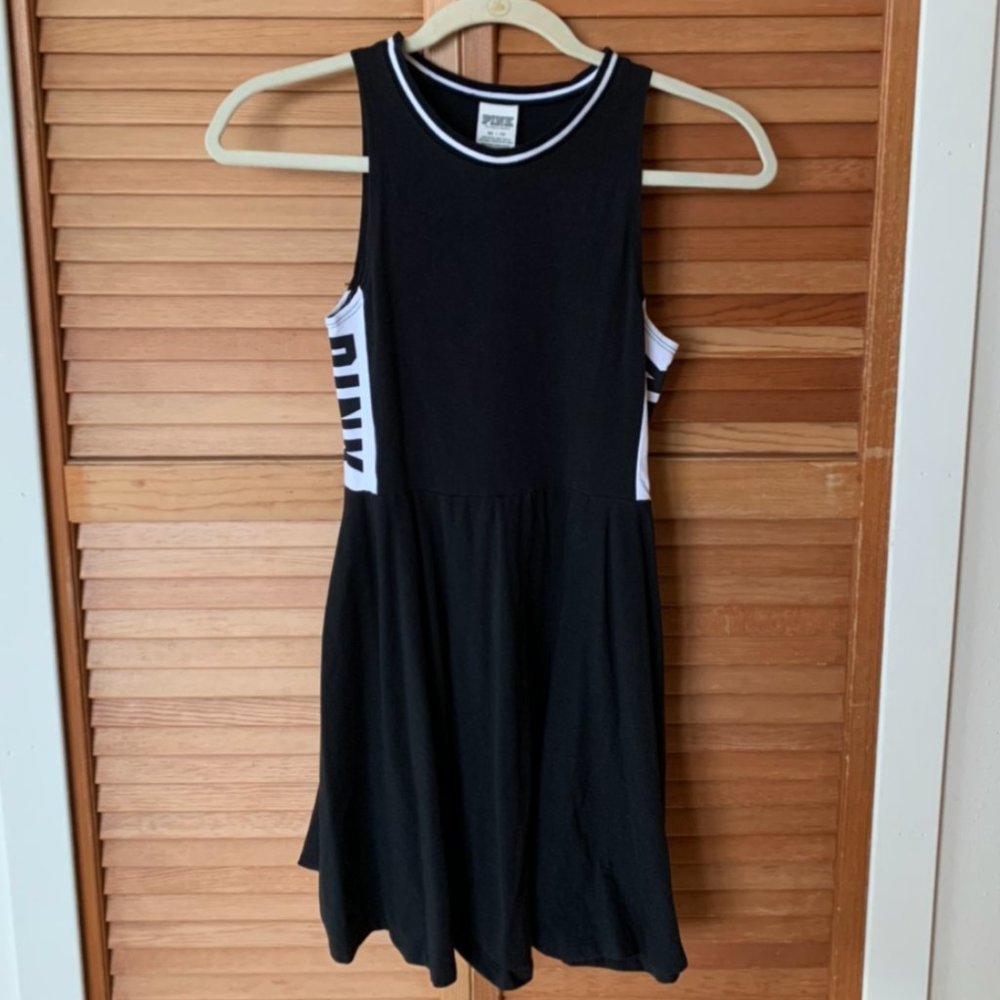 Victoria's Secret PINK Black Skater Dress